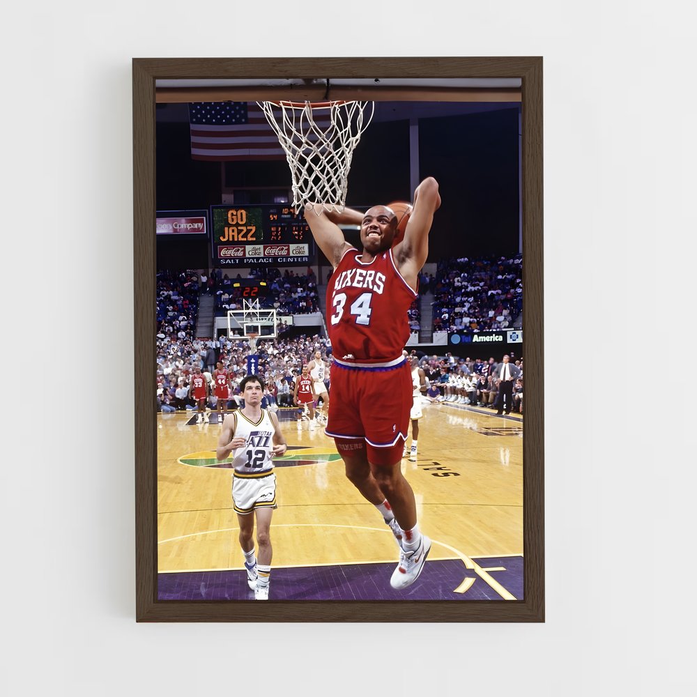 Poster Charles barkley arenas – affiche Basketball (vue 5)